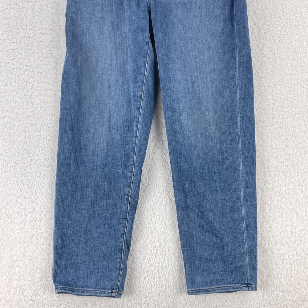 Madewell Blue Denim Pull On Straight Leg Jeans Womens High-Rise Casual Size 26‎ - Picture 3 of 16